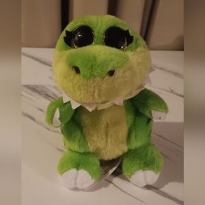 Plush Green Crocodile Toy